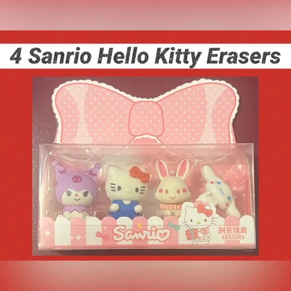Hello Kitty Backpack Bundle Lot 89 New Pieces of Fun Some Sanrio some nonbrand